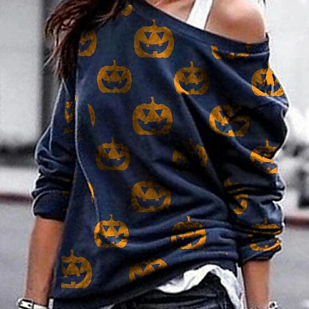 Halloween Jack-o-lantern sweatshirt